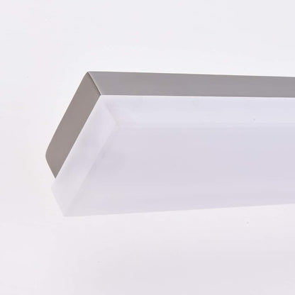 mirrea 36in LED Vanity Lights for Bathroom Brushed Nickel,Cold White 5000K | Over Mirror,Adjustable light angle,ETL listed,Dimmable,Bathroom lighting fixtures,Eye-friendly,Frosted acrylic shade
