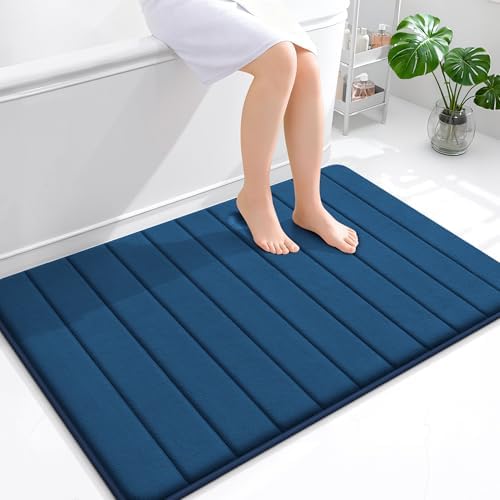 OLANLY Memory Foam Large Bath Mat 44x32, Super Soft Absorbent Bathroom Rugs