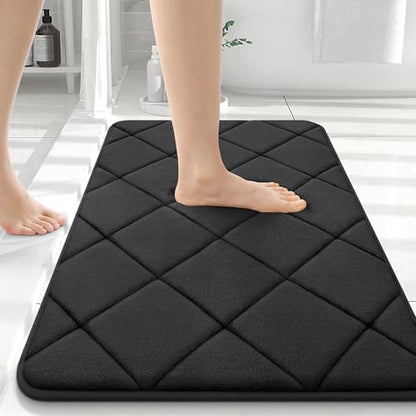 OLANLY Memory Foam Bath Mat 36x24, Ultra Soft and Absorbent Bathroom Rugs
