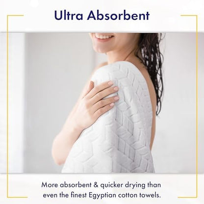 Alusa Home Ultra Soft & Stylish 700 GSM Luxury Bath Sheets | Pack of 2 | Extra Large 35x70 Inches | 100% Zero-Twist, Long-Staple Cotton | Remarkably Absorbent (Deep Teal)