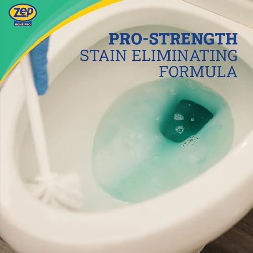 Zep Home Pro Pro-Strength Stain Eliminator Toilet Bowl Cleaner - 24 FL OZ (2 Pack) - Dissolves Tough Limesacle and Rust Stains