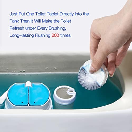 KIISIISO Toilet Bowl Cleaners, Long-Lasting 28 PACK Blue&White, Commercial Household Bathroom Cleaner,Automatic Toilet Tank Cleaners, Multipurpose Janitorial Deodorizers