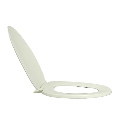 Centoco Elongated Toilet Seat, Scratch-Resistant Plastic Finish, Fits Kohler/American Standard/TOTO, Residential, Heavy Duty Hinge, Made in the USA, 600-416, Biscuit