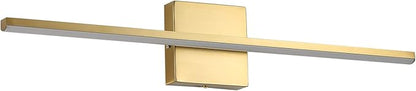 Modern Bathroom Vanity Light 24 Inch, 18W Brushed Brass Bathroom Light Fixture Over Mirror, Dimmable 5CCT LED Wall Sconce Lighting for Restro