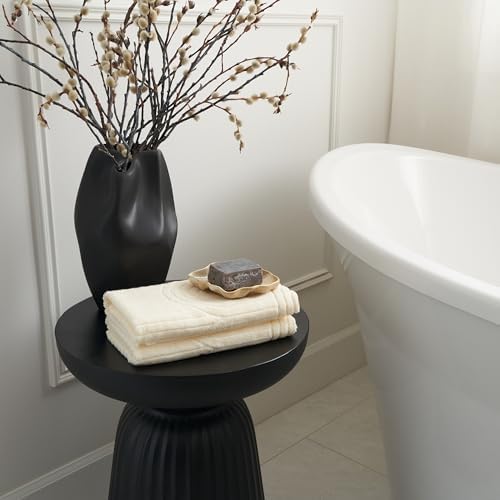 Decorative Hand Towels Set of 2 - Soft Boho Cotton for Bathroom or Kitchen