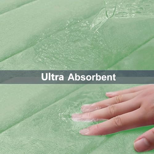 Buganda Memory Foam Bath Mat 47 x 17, Ultra Soft Absorbent Bathroom Rugs