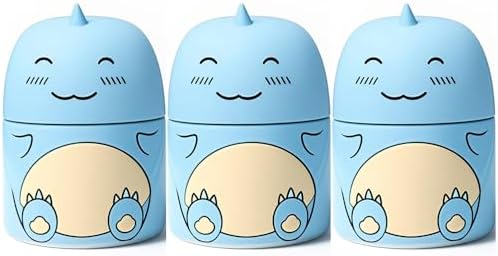 3 PCS Cute Dinosaur-Shaped Toilet Bowl Cleaner Bottle, Automatic Bathroom Toilet Tank Cleaner with Ocean Scent,Septic Toilet Bowl Tablets in Bottles, Automatic Long-Lasting Toilet Cleaner Bottle