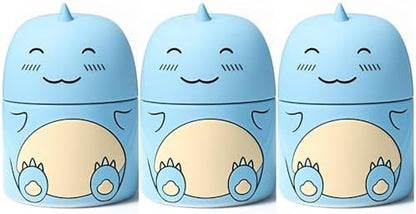 3 PCS Cute Dinosaur-Shaped Toilet Bowl Cleaner Bottle, Automatic Bathroom Toilet Tank Cleaner with Ocean Scent,Septic Toilet Bowl Tablets in Bottles, Automatic Long-Lasting Toilet Cleaner Bottle
