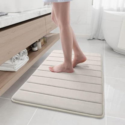 Buganda Memory Foam Bath Mat 35 x 24, Ultra Soft Absorbent Bathroom Rugs