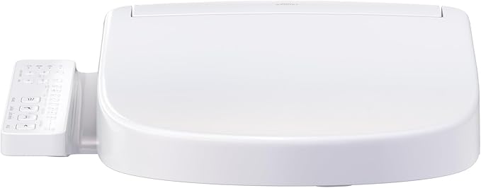 TOTO® WASHLET® S2 Electronic Bidet Toilet Seat with Instantaneous Water Heating, PREMIST and EWATER+ Wand Cleaning, Round, Cotton White - SW3345#01