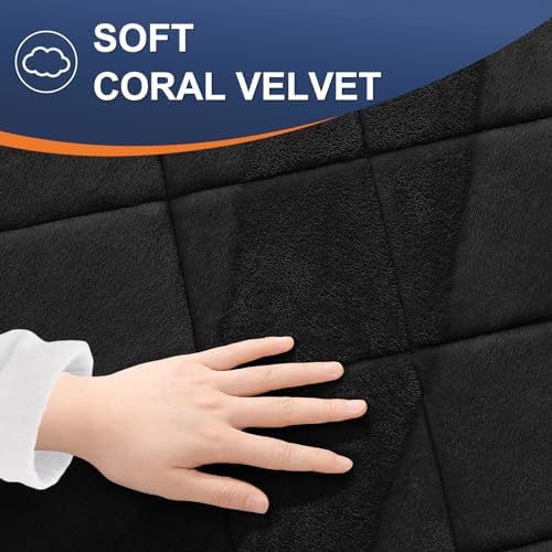 OLANLY Memory Foam Toilet Rugs U-Shaped 24x20, Ultra Soft and Absorbent