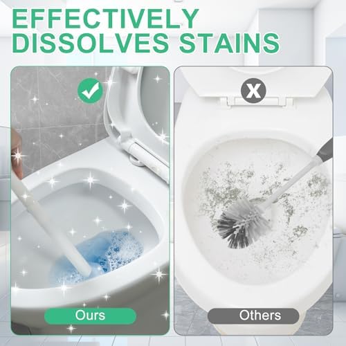 50 Count Disposable Toilet Brush Refills for Clorox Toilet Cleaning System