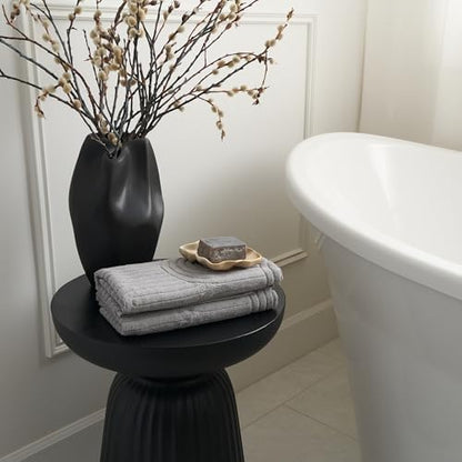 Decorative Hand Towels Set of 2 - Soft Boho Cotton for Bathroom or Kitchen
