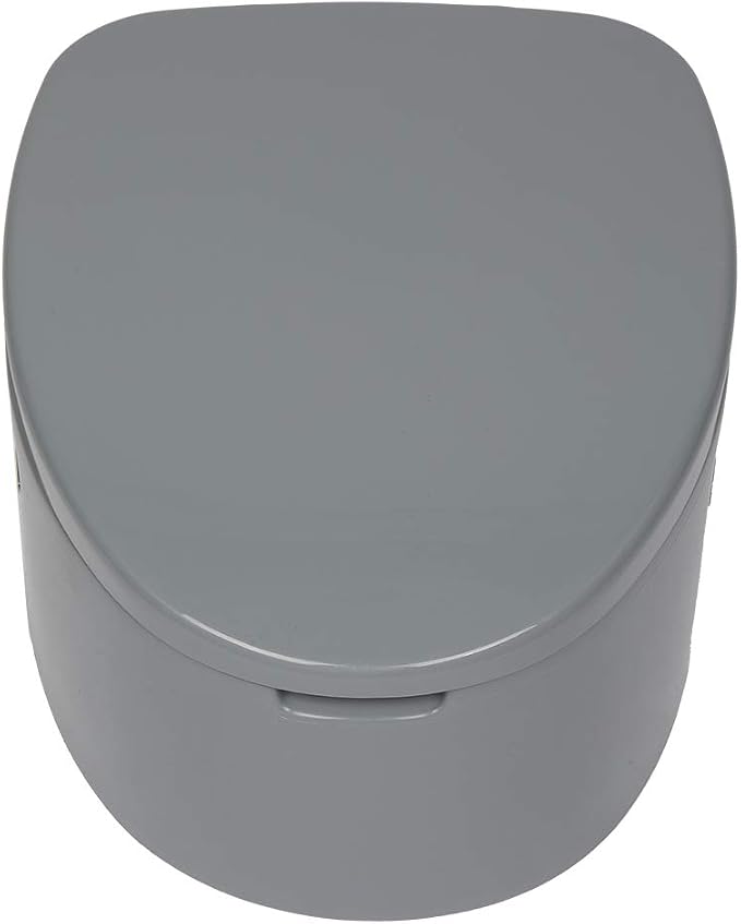 Portable Toilet with Non-slip Mat Grey
