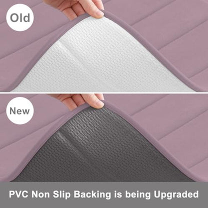 Buganda Memory Foam Bath Mat 30 x 20, Ultra Soft Absorbent Bathroom Rugs