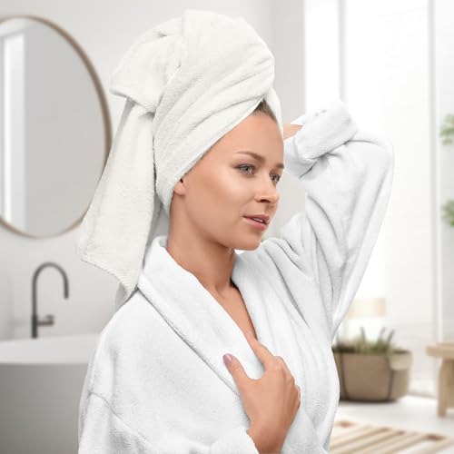 Avalon Towels White Bath Towels, White Towel Set, 8pc
