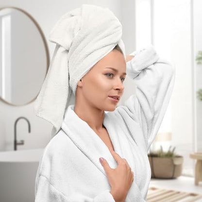 Avalon Towels White Bath Towels, White Towel Set, 8pc