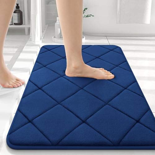 OLANLY Memory Foam Bath Mat 36x24, Ultra Soft and Absorbent Bathroom Rugs