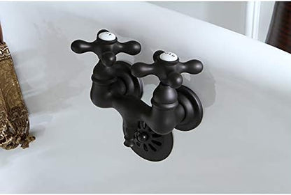 Kingston Brass CC37T5 Vintage Tub Faucet, 3-3/8-Inch Center, Oil Rubbed Bronze, Oil-Rubbed Bronze