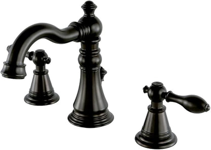 Kingston Brass FSC1975AL English Classic Widespread Lavatory Faucet, 5-5/16" Spout Reach, Oil Rubbed Bronze