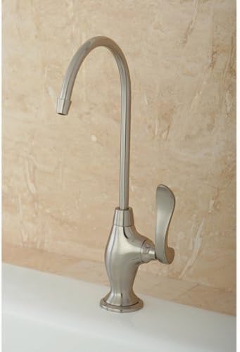 Kingston Brass Gourmetier KS3198NFL Nuwave French Single Handle Water Filtration Faucet, Brushed Nickel
