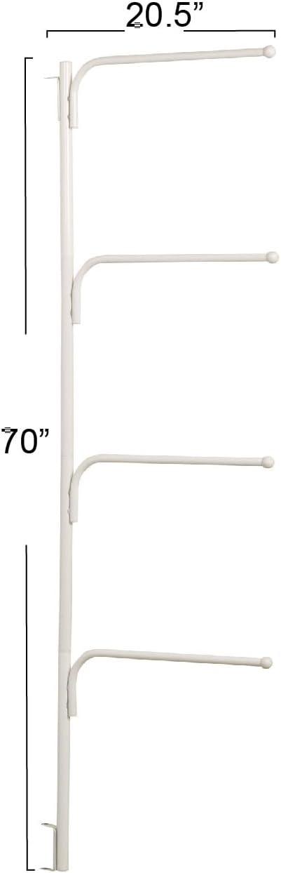Household Essentials Hinge It Clutterbuster White