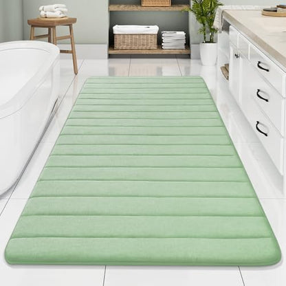 Buganda Memory Foam Bath Mat 70 x 34, Ultra Soft Absorbent Bathroom Rugs