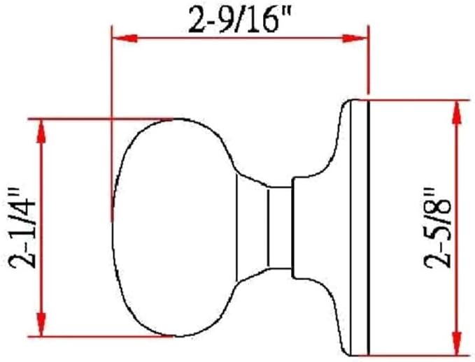 Design House 753434 Cambridge 2-Way Adjustable Dummy Door Knob, Oil Rubbed Bronze