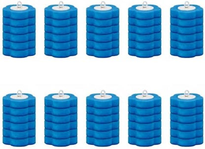 60-Pack Disposable Toilet Brush Refill Pads, Disposable Toilet Bowl Wand Refills, Toilet Cleaning Refills, Toilet Scrubber Refills, Brush Head Replacement for Toilet, Urinal, Bathtub & Wash Basin