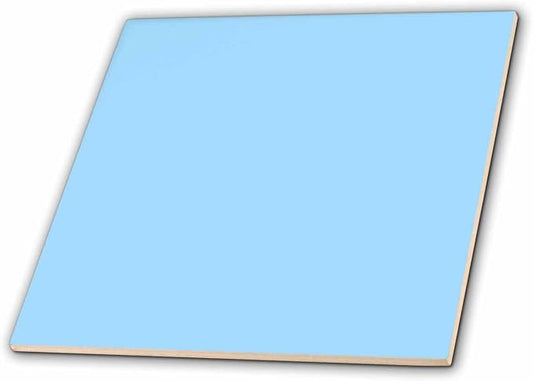 3dRose LLC Clear Sky Blue Art Designs Solid Colors, 4-Inch Ceramic Tile