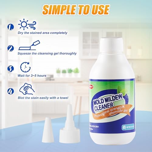GELIVABLE Home Stain Cleaner Gel,Black Stain Remover for Household, 5 Fl Oz