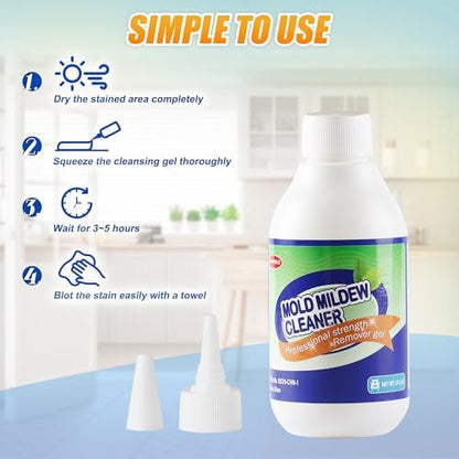 GELIVABLE Home Stain Cleaner Gel,Black Stain Remover for Household, 5 Fl Oz
