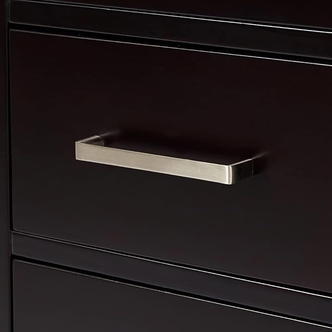 ARIEL Cambridge 42-inch Bathroom Vanity with Sink,Solid Wood, 1.5-inch Italian Carrara Marble Countertop & Backsplash, Single Oval Porcelain Sink, 2 Soft Closing Doors, 5 Dovetail Drawers, Espresso