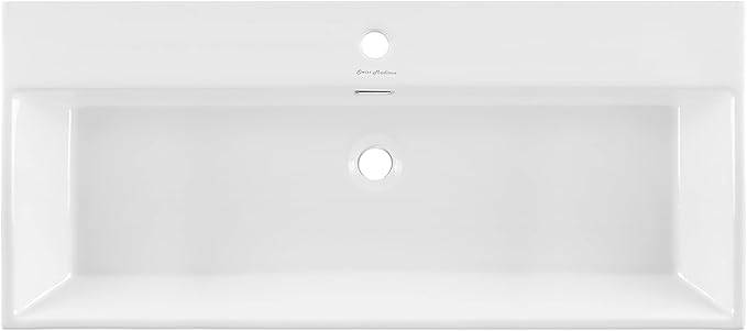 Claire 40” Rectangle Wall-Mount Bathroom Sink