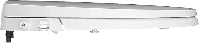 R&T V8902 Non-Electric Bidet Toilet Seat Elongated Self-Cleaning Dual Spray Nozzles for Rear & Feminine Wash