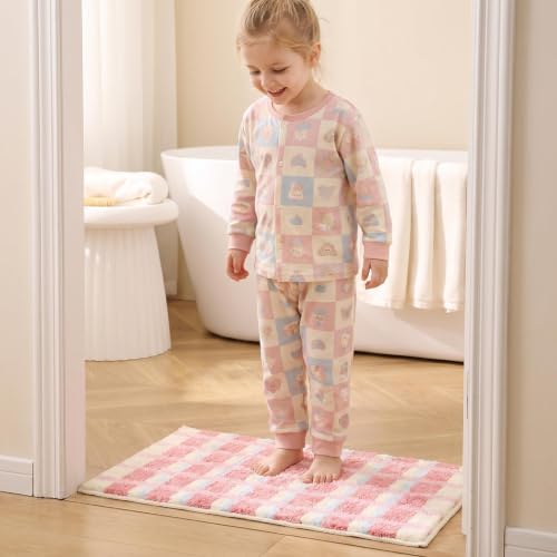 GIB Bathroom Rugs 32"x20", Extra Soft Absorbent Bath Mat for Bathroom Floor
