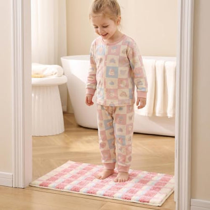 GIB Bathroom Rugs 32"x20", Extra Soft Absorbent Bath Mat for Bathroom Floor