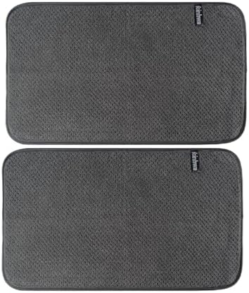 KinHwa Hand Towels for Bathroom, Microfiber Face Towels, 12x20 Inch, 2 Pack