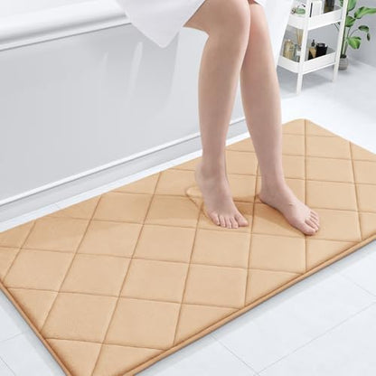 OLANLY Memory Foam Bath Mat 44x24, Ultra Soft and Absorbent Bathroom Rugs