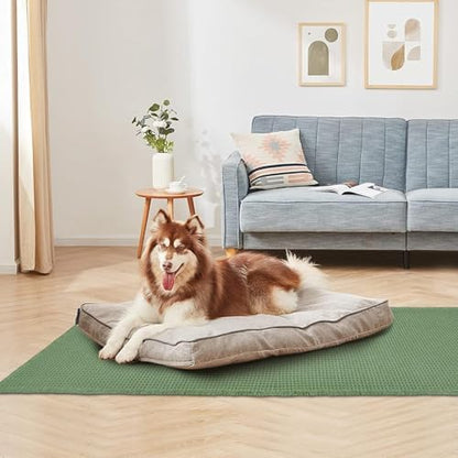 ZALL Waffle Bath Mat,Super Absorbent Non Slip Bathroom Rug,Sage Green 24X72inch,Machine Washable Ultra Soft Floor Mats