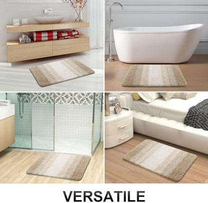 OLANLY Bathroom Runner Rug 54x24, Extra Soft Absorbent Microfiber Bath Rugs