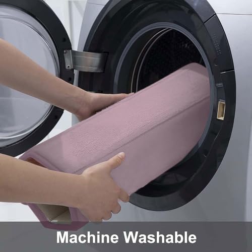 Buganda Memory Foam U-Shaped Toilet Rugs 24 x 20, Absorbent Bathroom mat