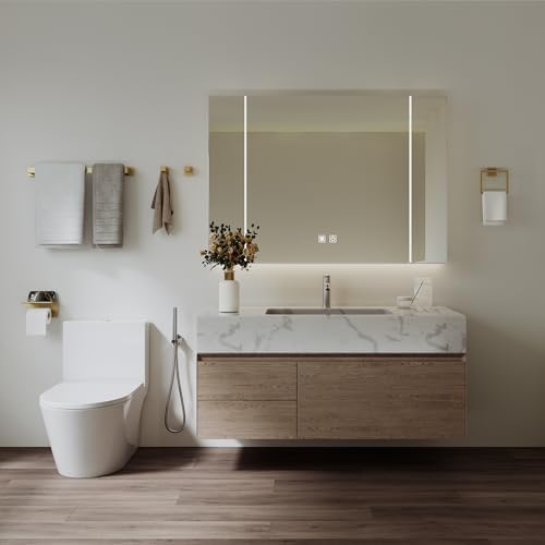 15-Piece 23.6 Inch Brushed Gold Bathroom Hardware Accessories Set