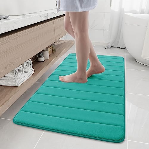 Buganda Memory Foam Bath Mat 47 x 24, Ultra Soft Absorbent Bathroom Rugs