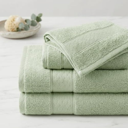 COZYART Bath Towel Set 6 PCS, Luxury 100% Turkish Cotton 650GSM Ultra Soft