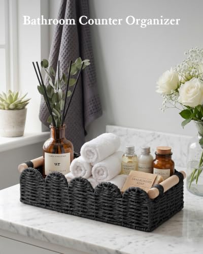 Toilet Paper Storage Basket for Toilet Tank, Bathroom Organizer