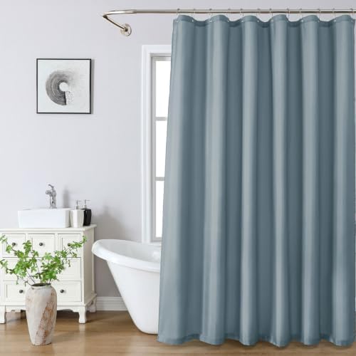 eachope Waterproof Fabric Shower Curtain Liner,72x72 Inch Blue,1 Pack