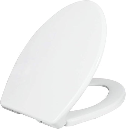 LUXE Bidet NEO 185 White and Elongated Toilet Seat Bundle