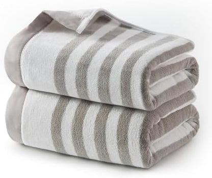 ecolook Microfiber Bath Towel Set of 2, Gray