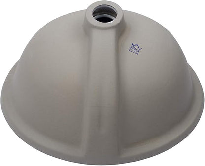 Bathroom Sink Undermount - Sarlai 16 Inch Undermount Oval Sink Pure White Porcelain Ceramic Lavatory Vanity Vessel Sink Basin，Interior Size 14.9" x 13"